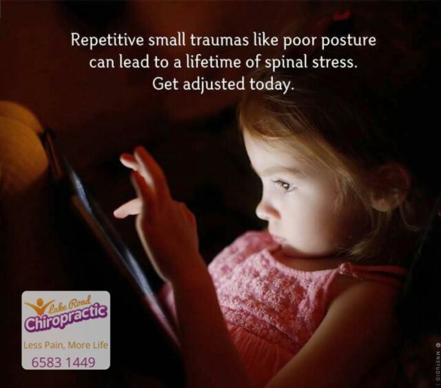 Small micro-traumas during screen time are growing at an alarming rate. This is one of the reasons that we see kiddos in the clinic. What are you doing to offset this stress on your child's body? Do you need some advice? Come see us to keep your child’s spine in tip top shape. 
Doctors of Chiropractic are trained to realign the spine and body to help gain optimal nervous system and joint function.
Call us on 65831449, email us at admin@lakeroadchiro.com.au or book online www.lakeroadchiro.com.au 

#LakeRoadChiro #PortMacquarieChiro #PortMacquarie #Chiropractor #Chiropractic #Massage #acupuncture #chinesemedicine
#acupuncturePortMacquarie
#ChiroWellness
#ChiropracticCare
#HealthandWellness
#ChiropracticAdjustment
#WholeBodyHealth
#PostureCorrection
#SpineAlignment
#ChiropracticBenefits
#ChiroCommunity